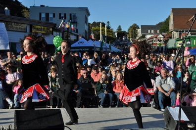 Irish dancers: Irish step dancers performed on the south stage. Ed Forry photo